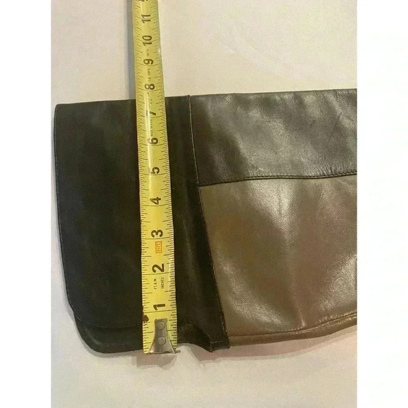 Tory Burch 10 Boots Size 10 Over The Knee Block High Heel Seamed Panels Leather - Picture 9 of 10